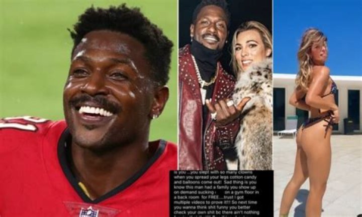 Antonio Brown In Love Triangle With Fiancée And Model?