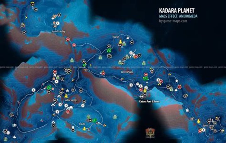 Kadara Map Walkthrough Guide | Mass Effect Andromeda