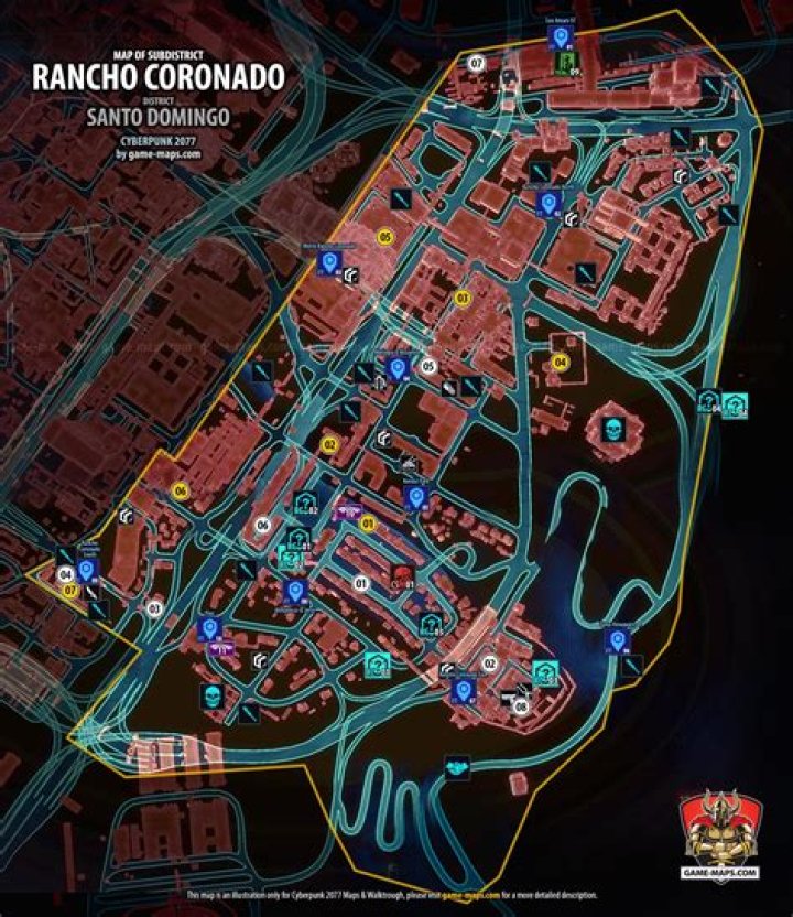 Rancho Coronado Map - Santo Domingo
