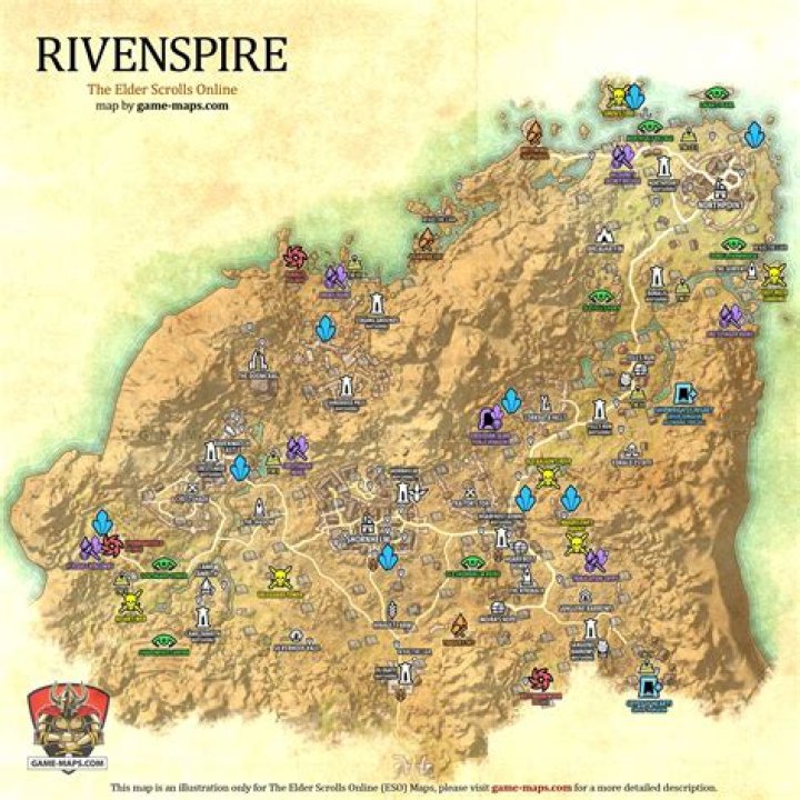 Rivenspire Map - The Elder Scrolls Online (ESO)